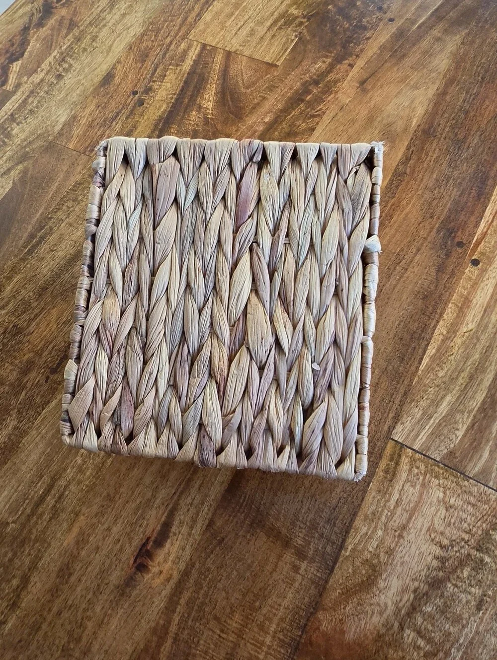 New Handwoven Water Hyacinth Storage Basket